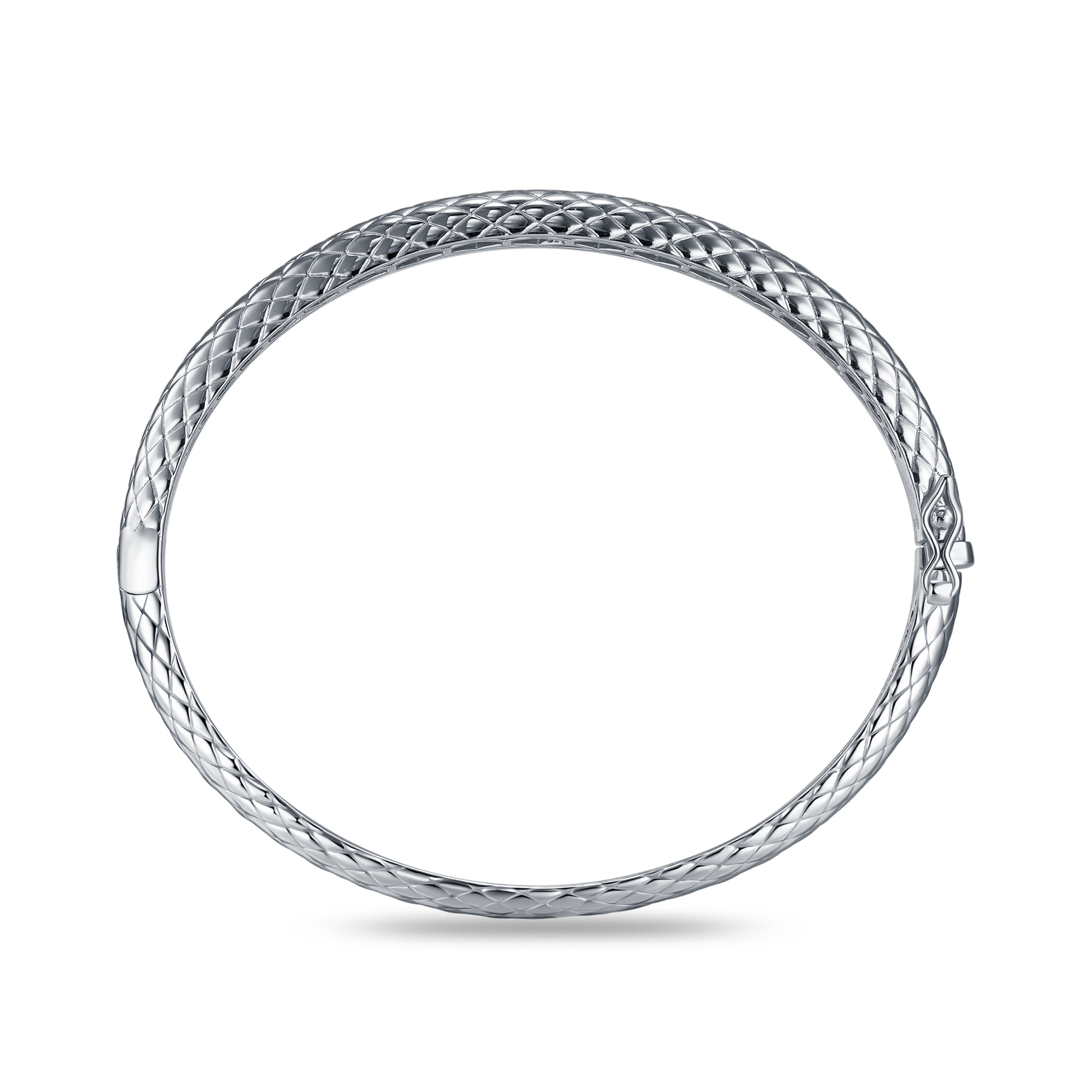 Bold Dome Snake Bangle | Sterling Silver | Gisser Jewels