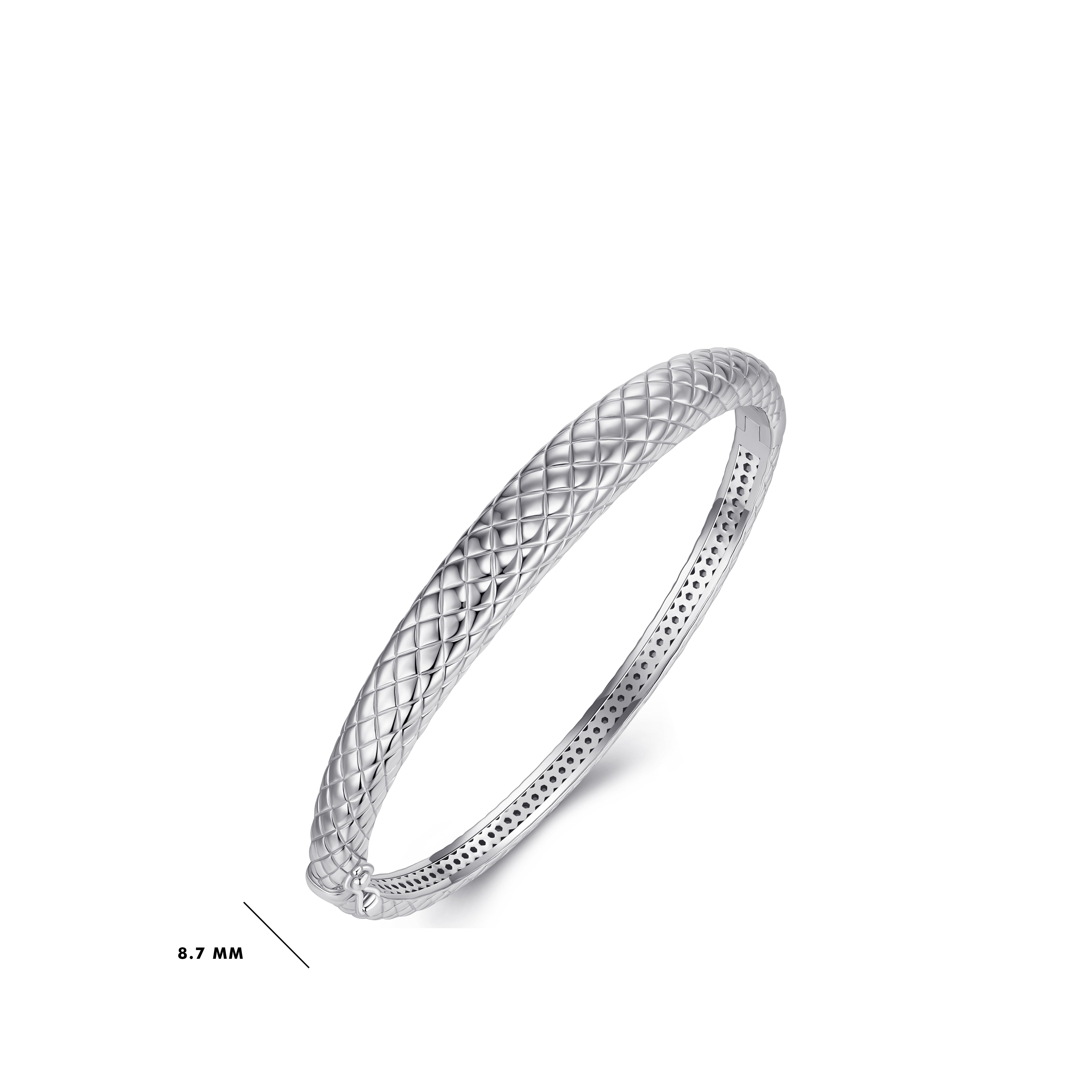 Bold Dome Snake Bangle | Sterling Silver | Gisser Jewels