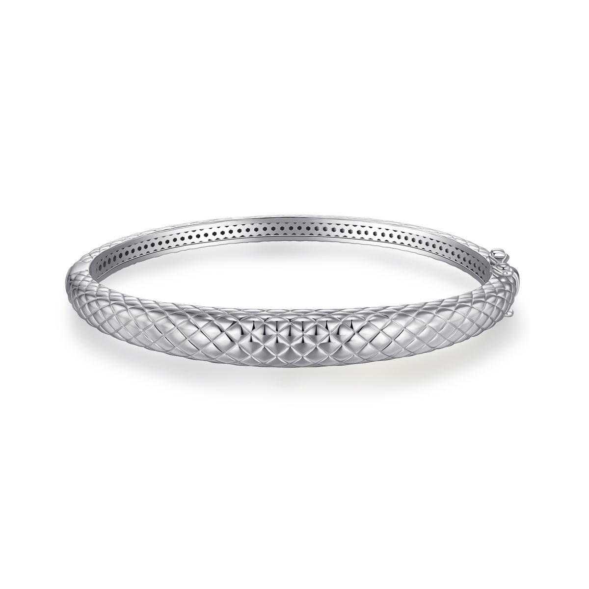 Bold Dome Snake Bangle | Sterling Silver | Gisser Jewels