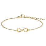 Infinity Bracelet Silver Gold Plated Gisser Jewels