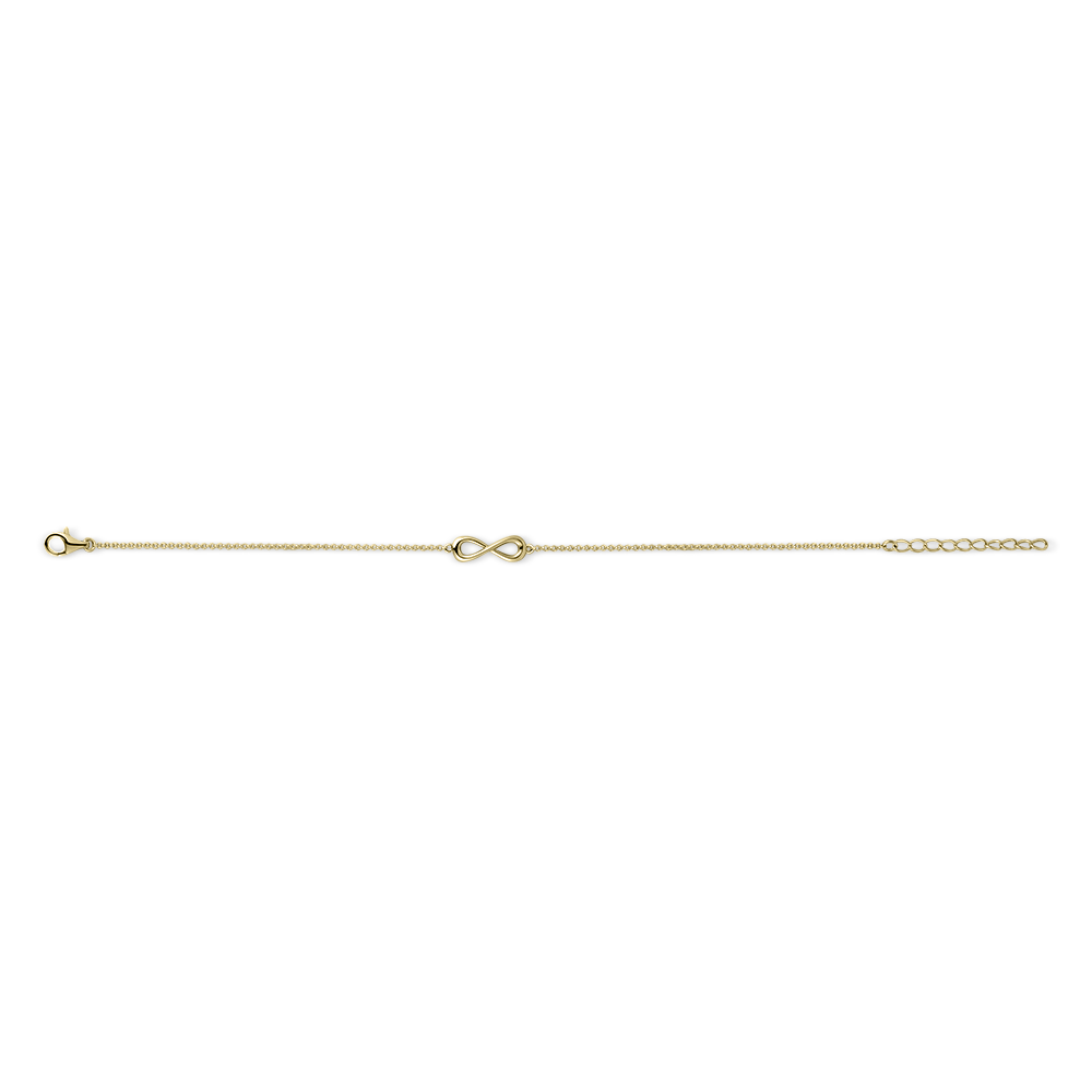 Infinity Bracelet Silver Gold Plated Gisser Jewels