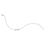Infinity Bracelet Silver Rhodium Plated Gisser Jewels-1