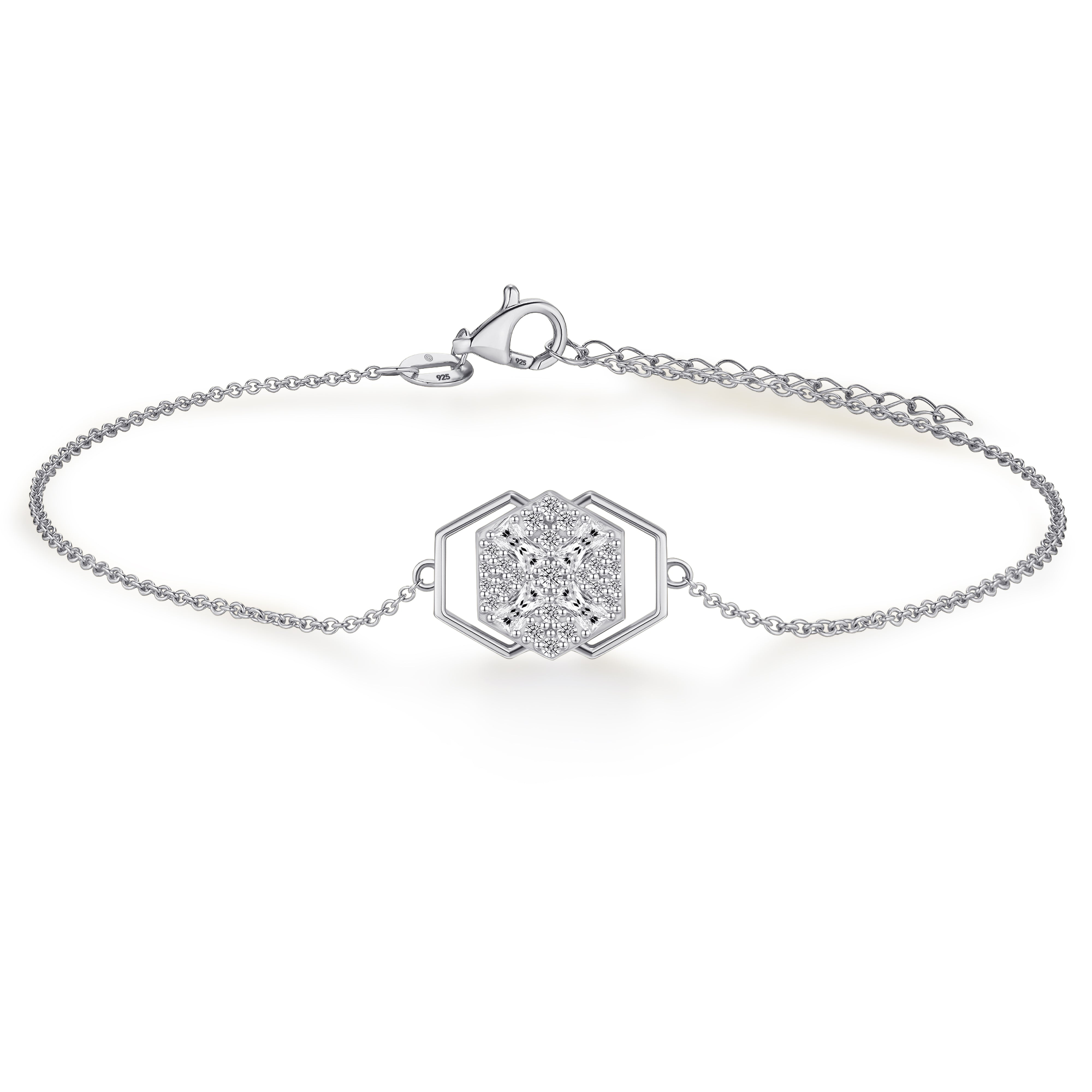 Hexagon Signature Bracelet