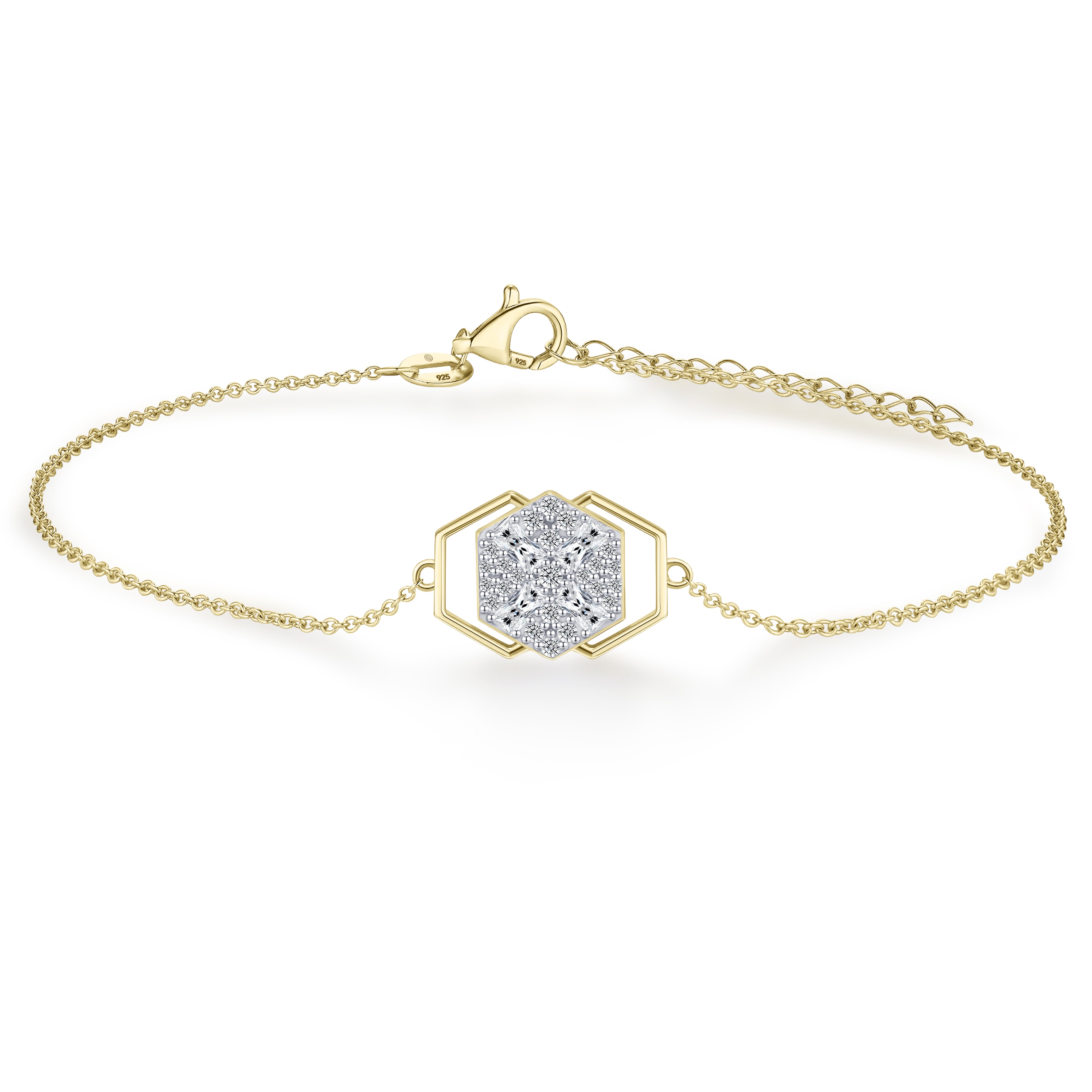 Hexagon Signature Bracelet