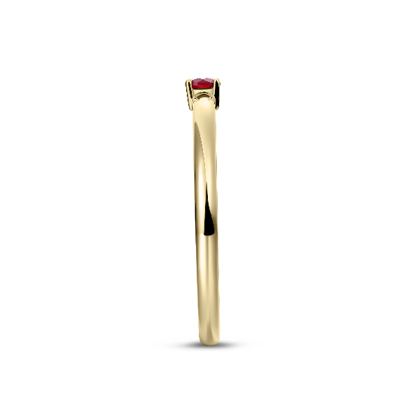 Brilliant solitaire ring | 14k Gold Gisser Jewels