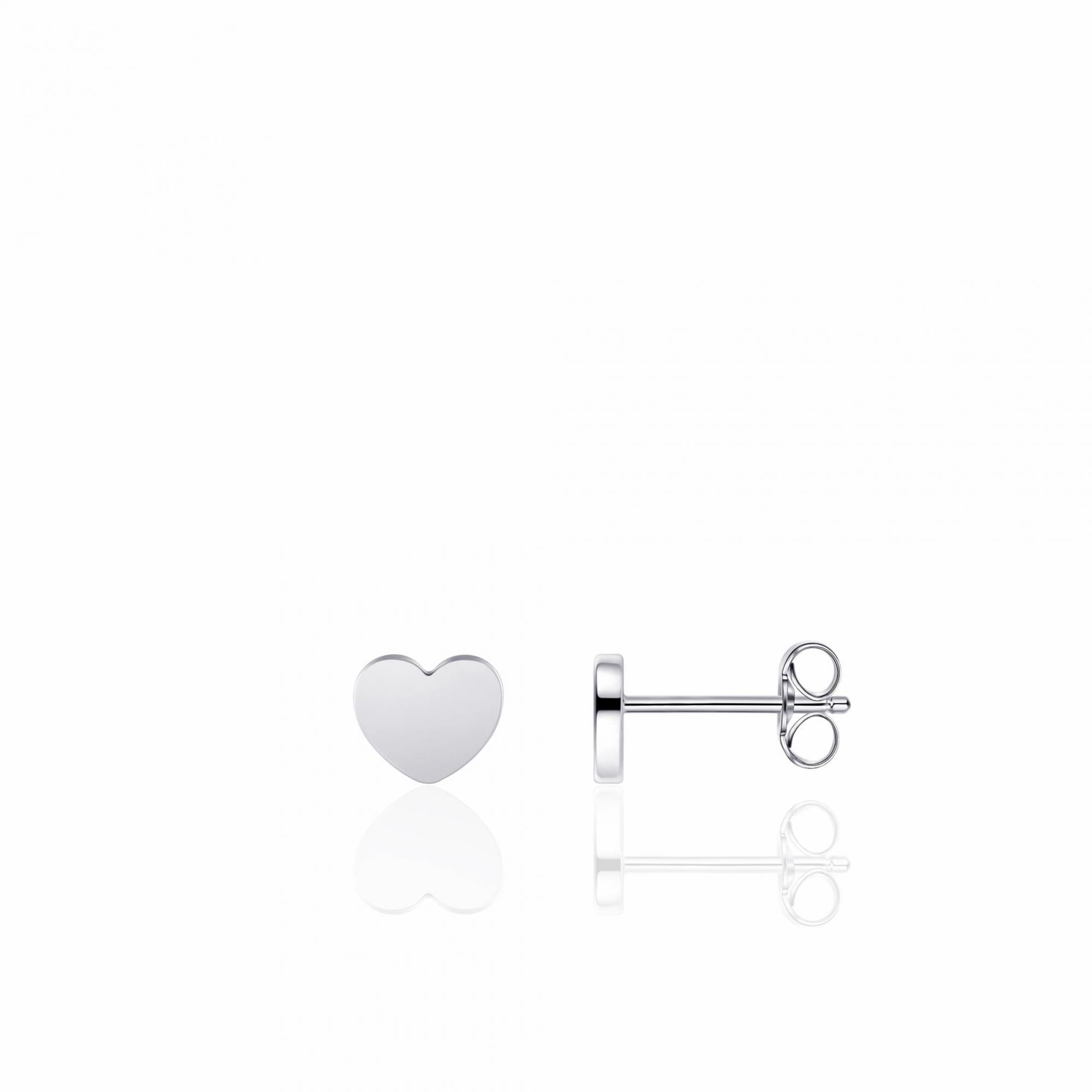 Minimal Heart Ear Studs