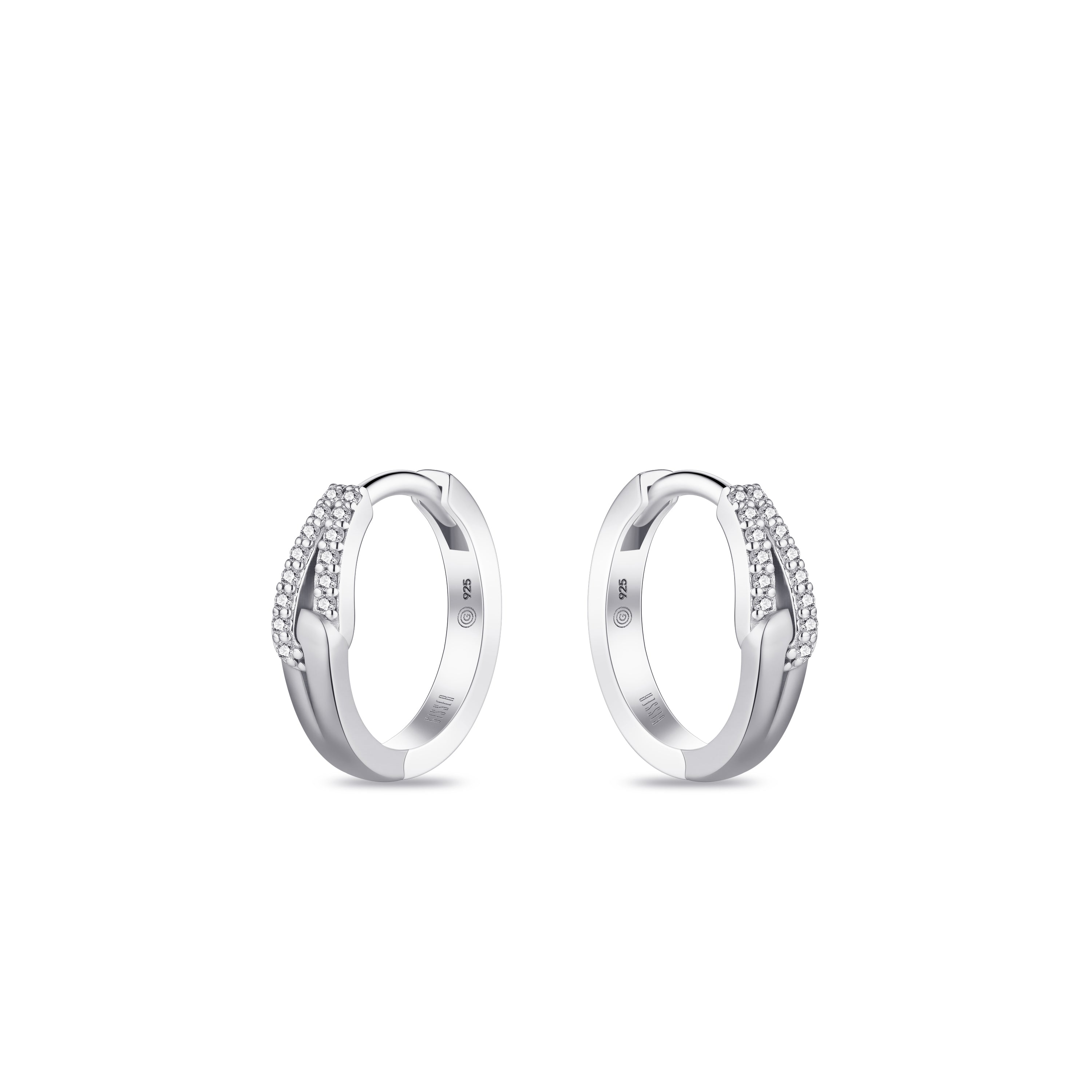 Sparkling Forever Hoop Earrings