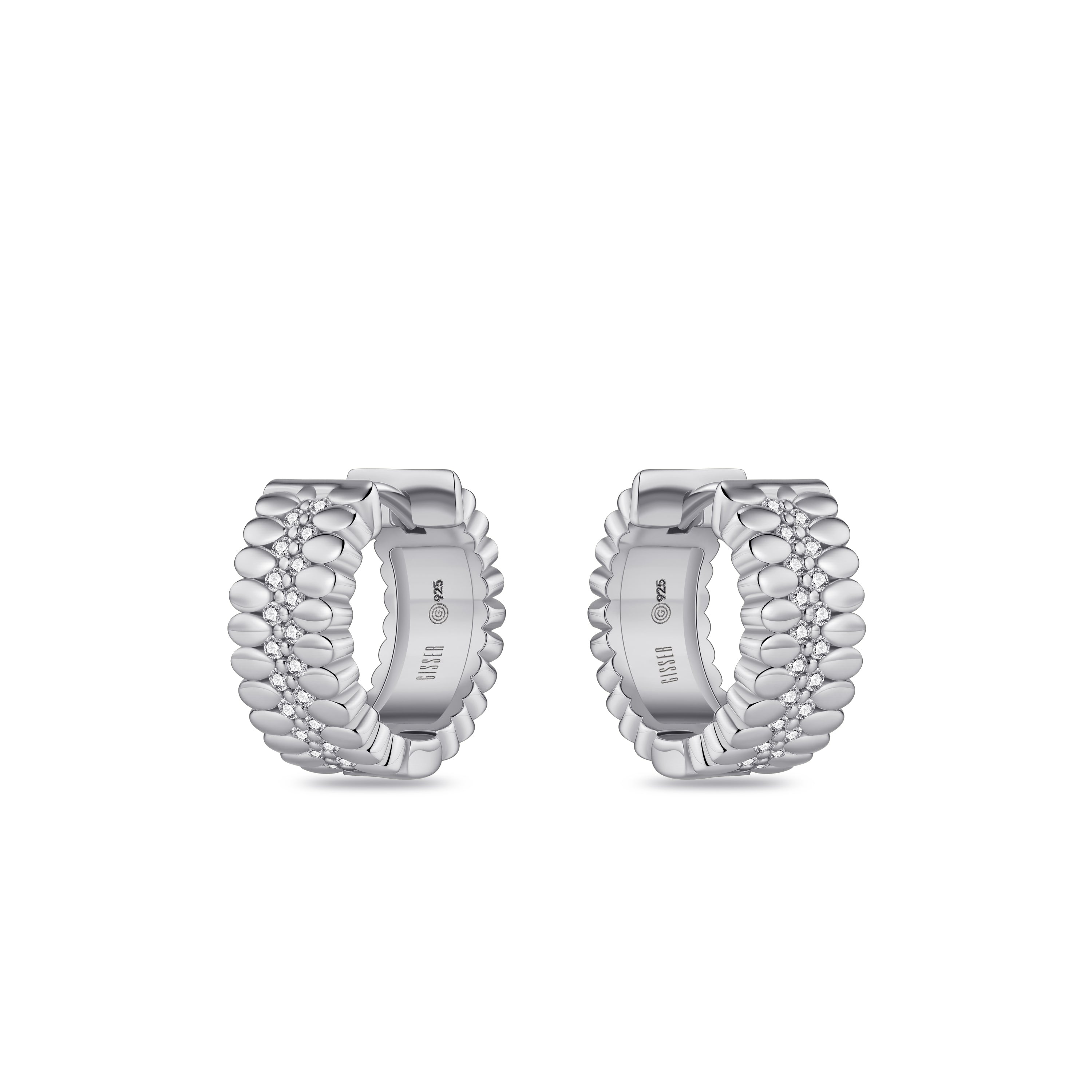 Textured Hoop Earrings