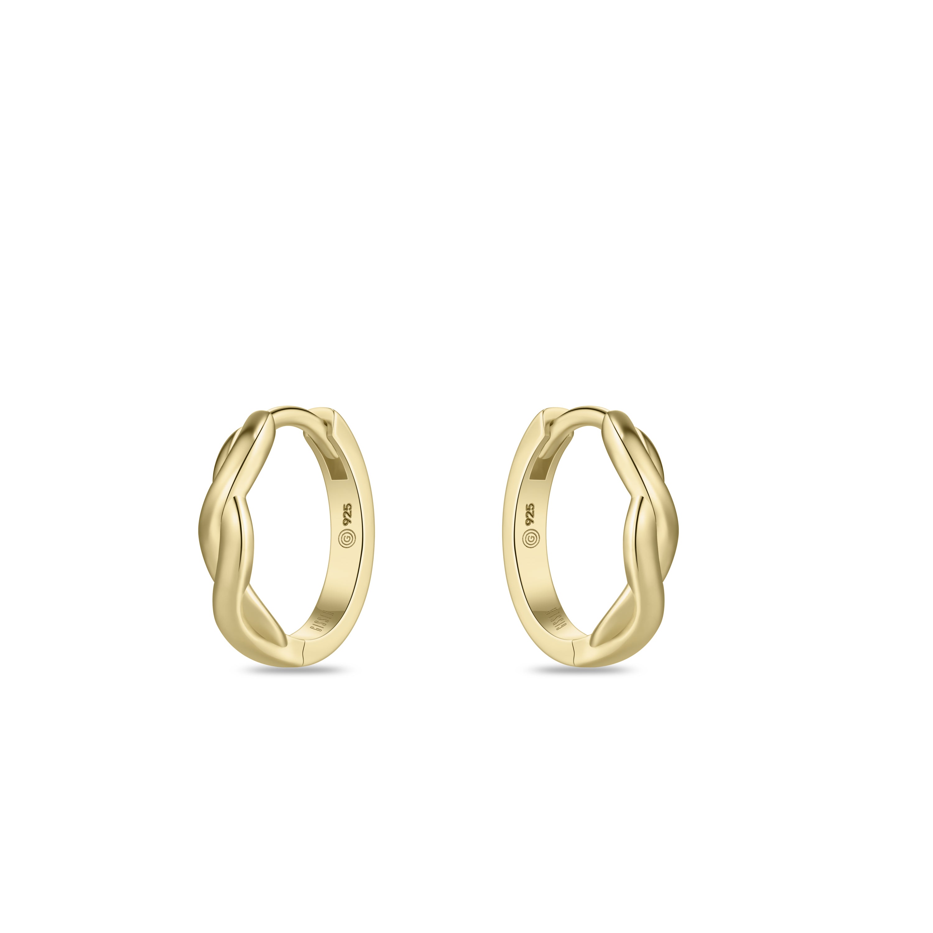 Twisted Hoop Earrings