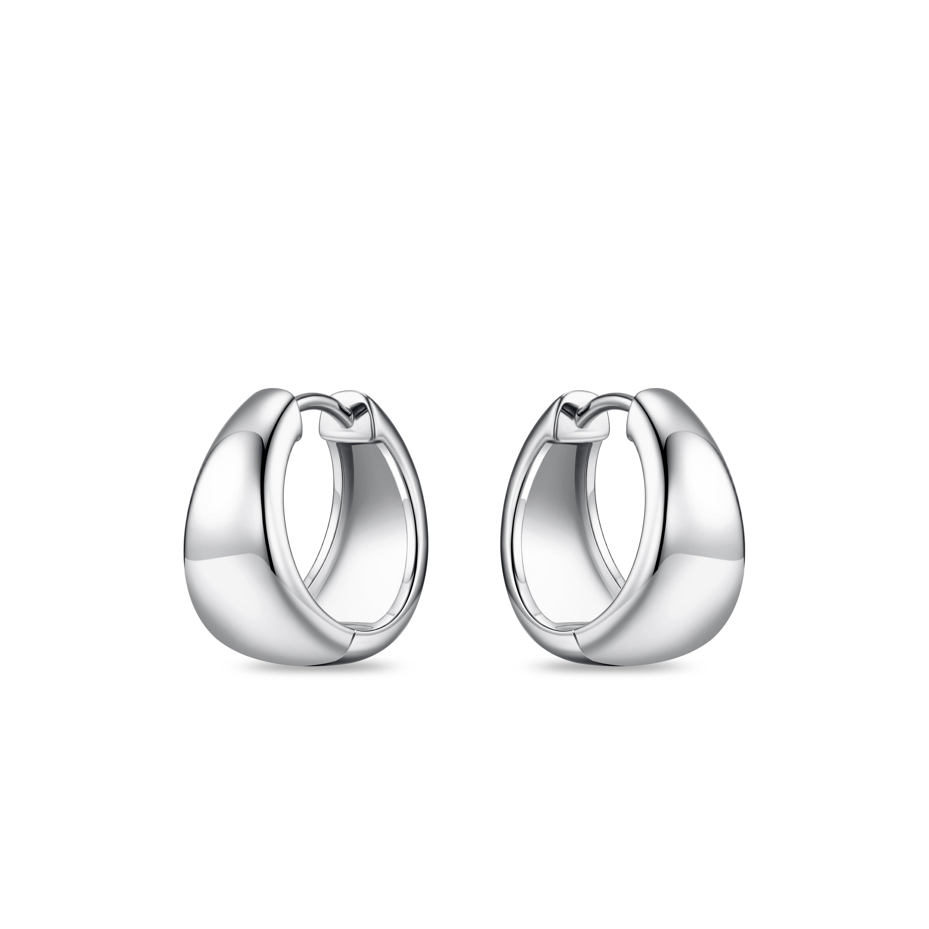 Bold Dome Hoop Earrings