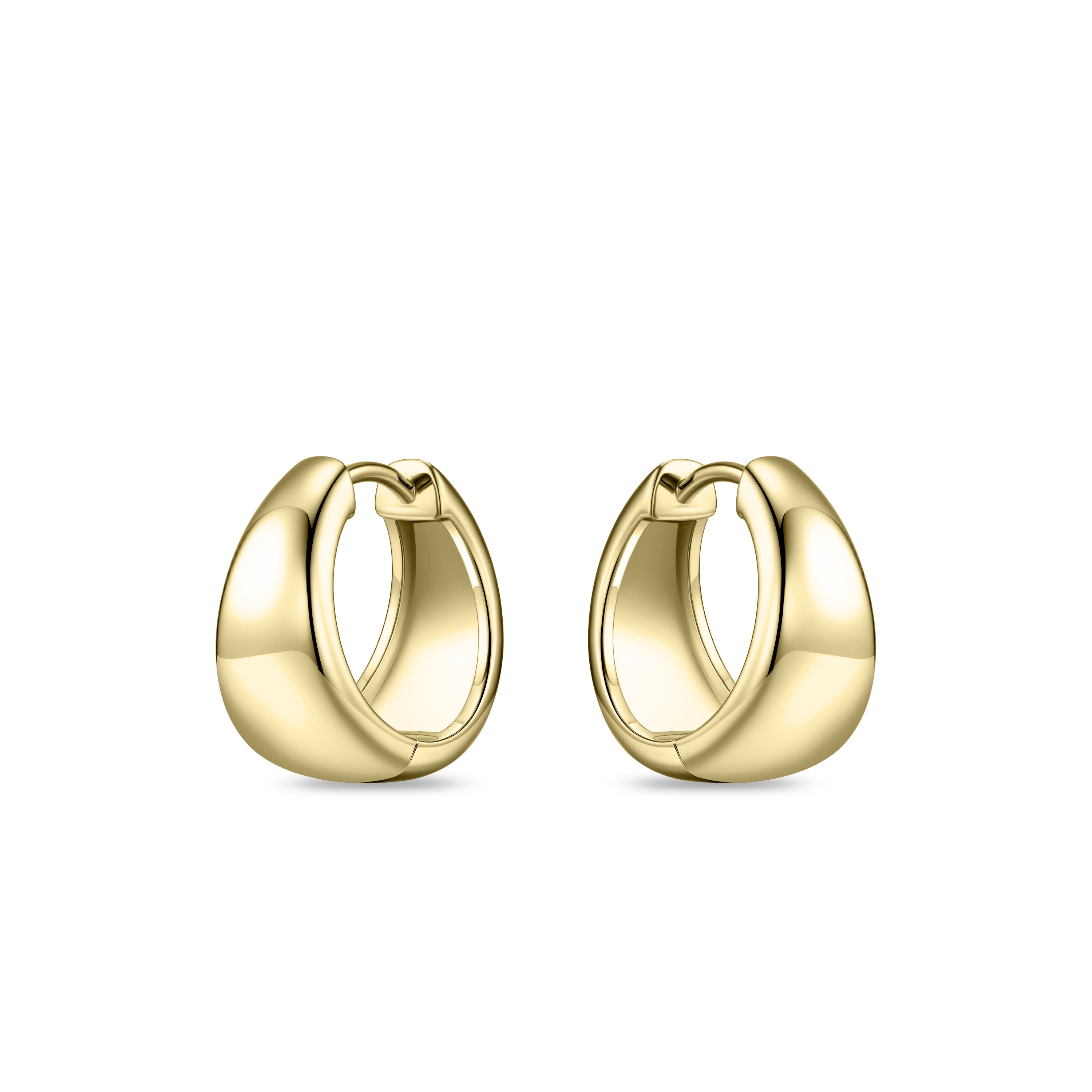 Bold Dome Hoop Earrings