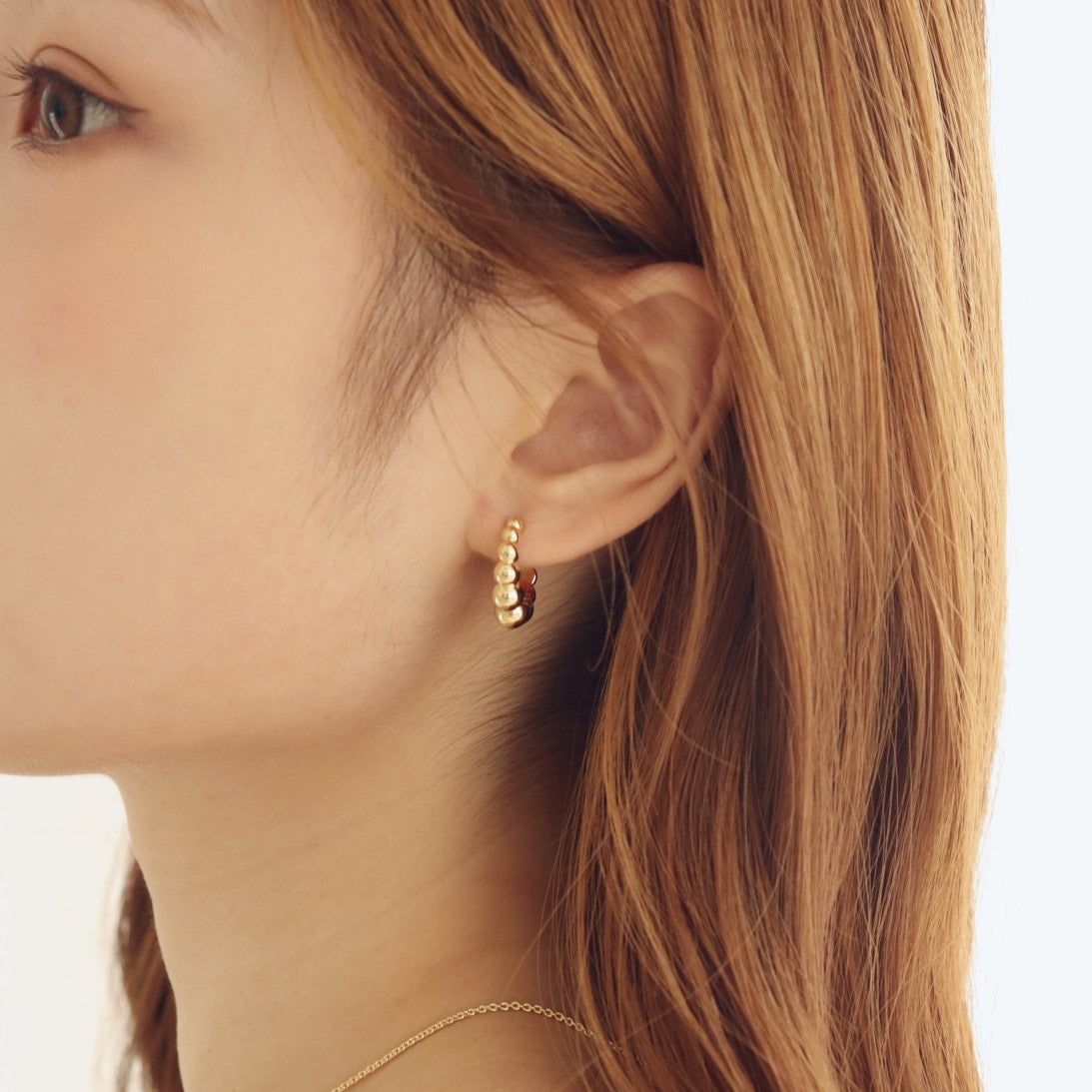Hoop Earrings 18k gold plated silver Gisser Jewels-1