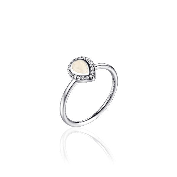 Mother of Pearl Silver Ring Gisser Jewels