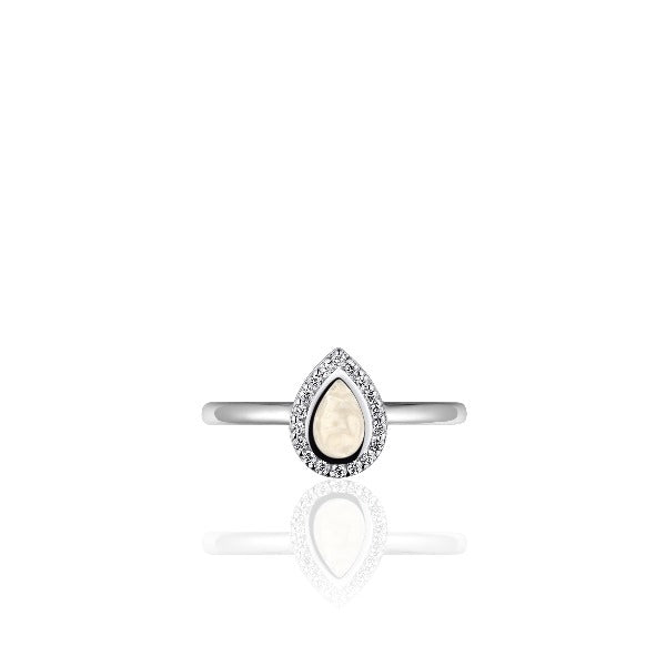 Mother of Pearl Silver Ring Gisser Jewels