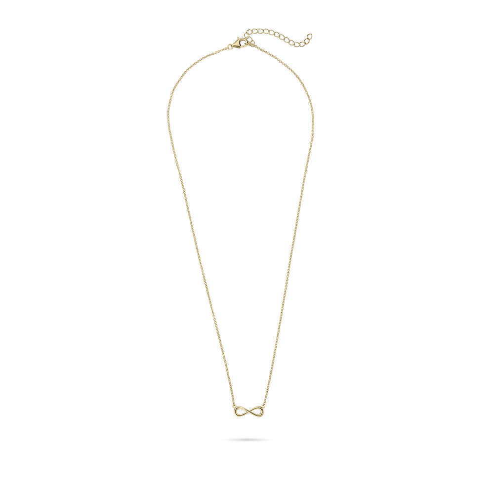 Infinity Necklace Silver Gold Plated Gisser Jewels-2