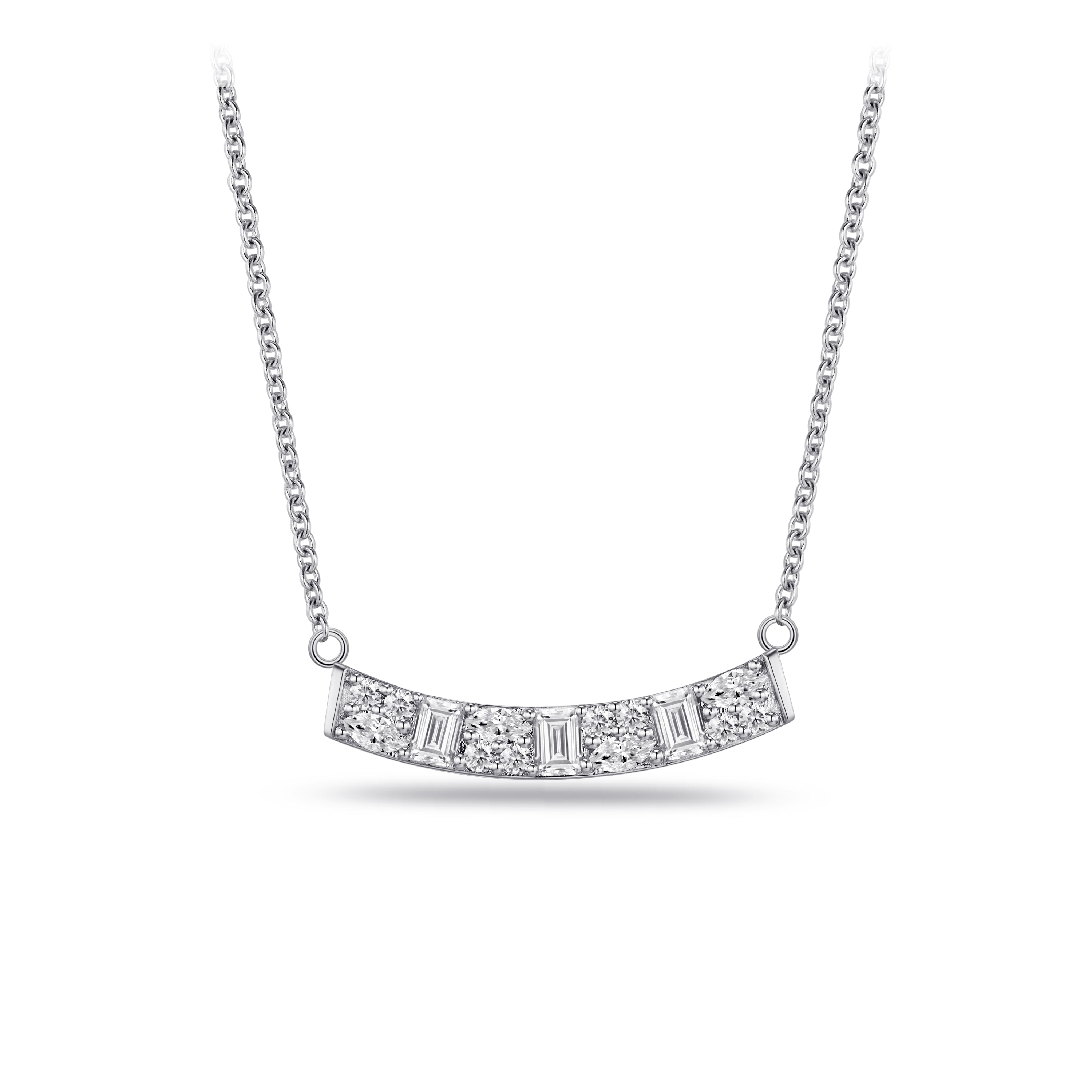 Glimmering Bar Necklace