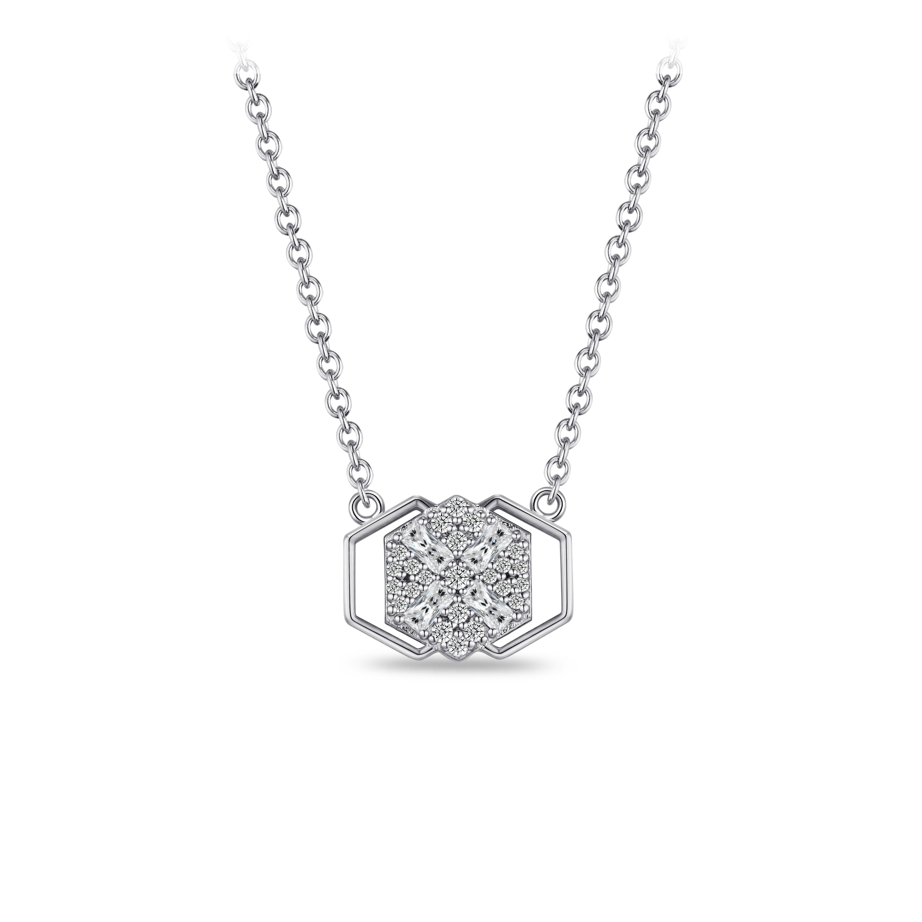 Hexagon Signature Necklace