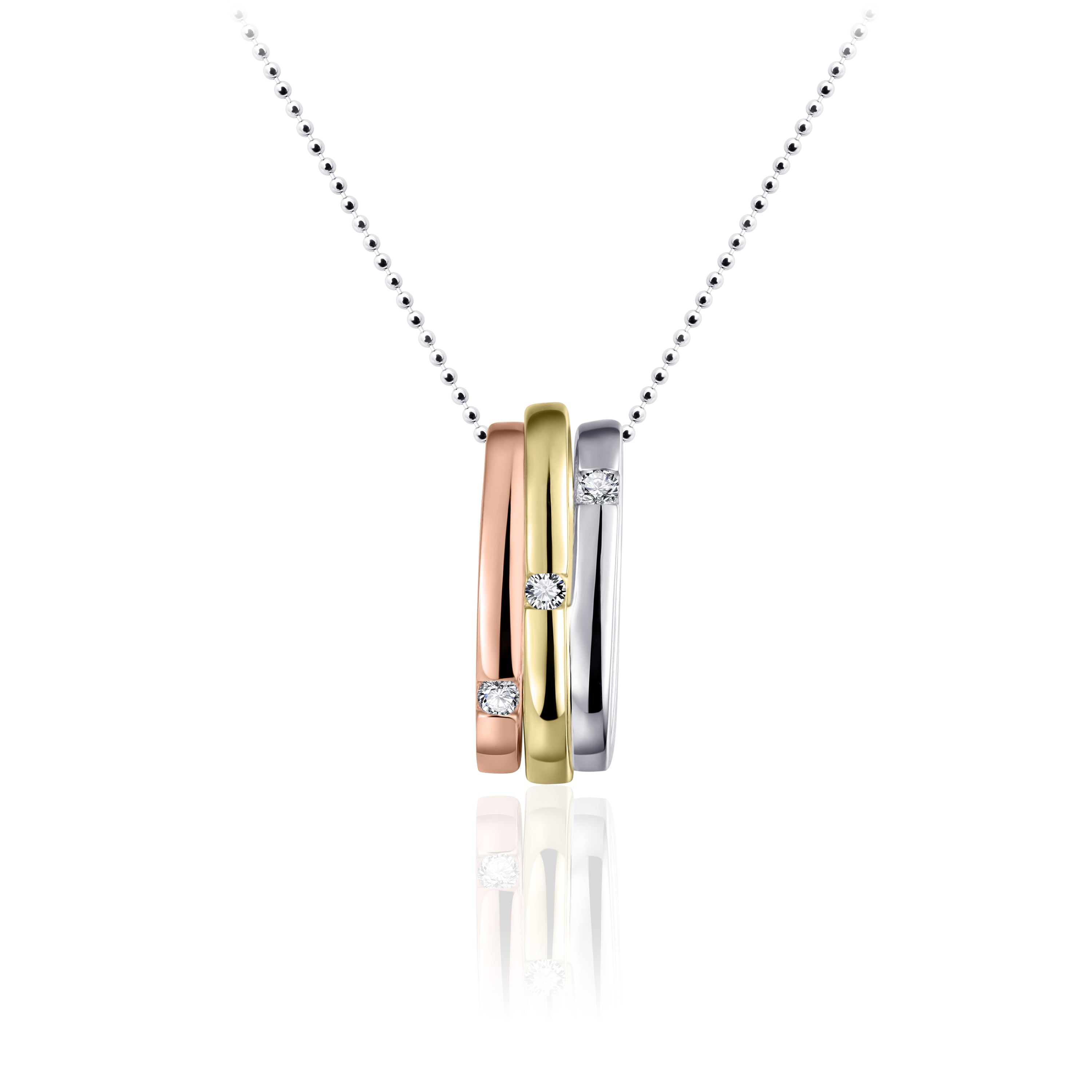 Tri-color Statement Pendant