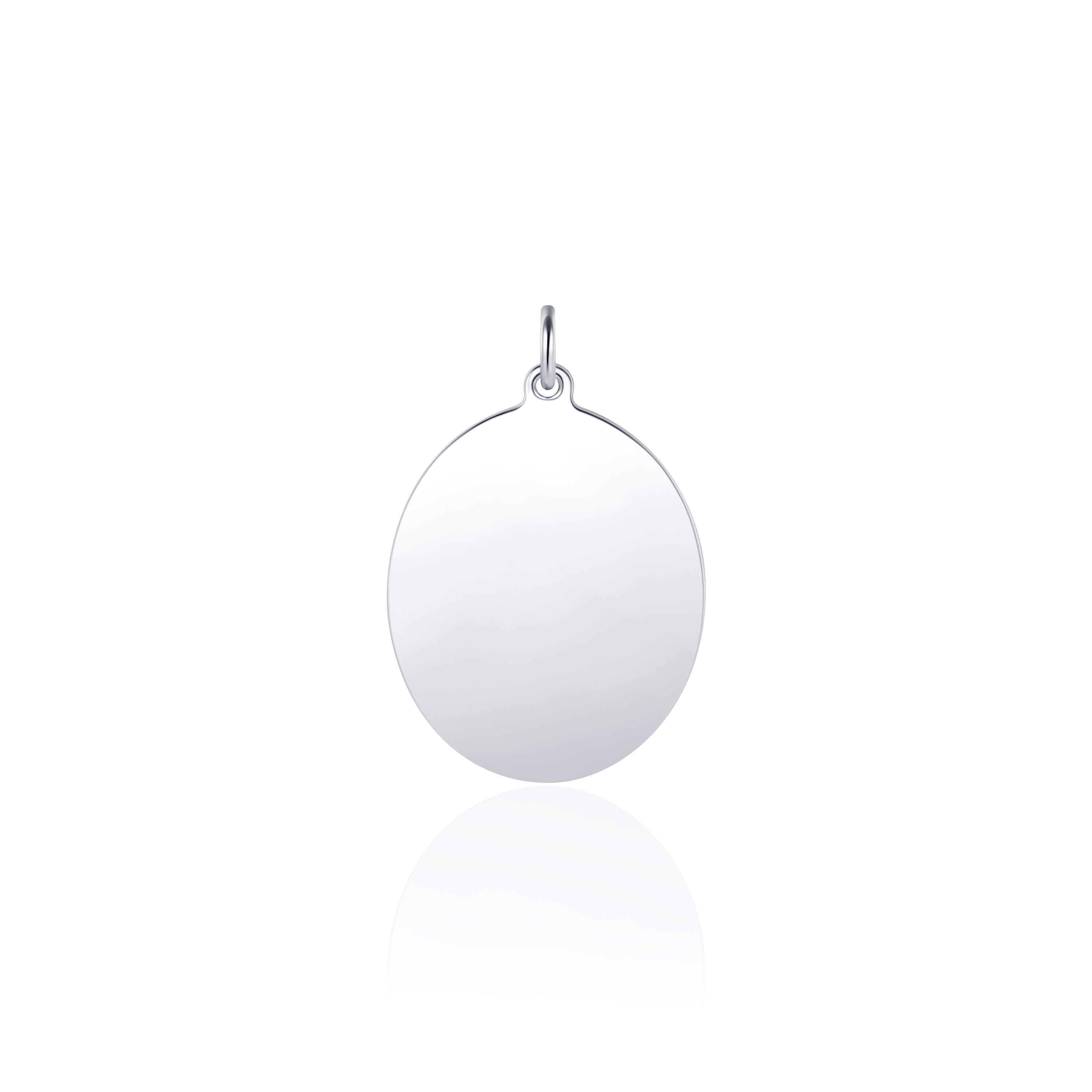 Ovaalvormige graveerhanger