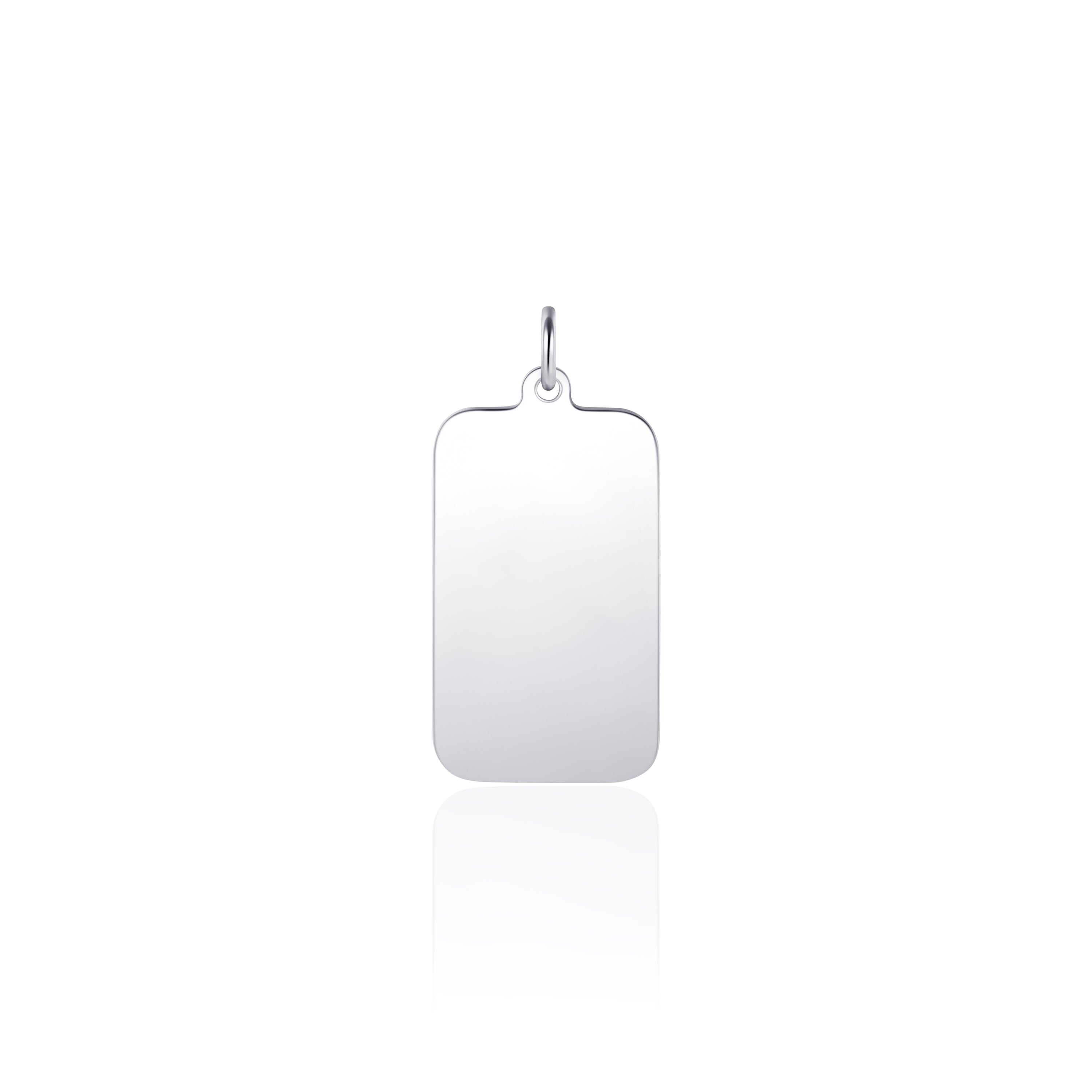 Engravable Rectangular Pendant