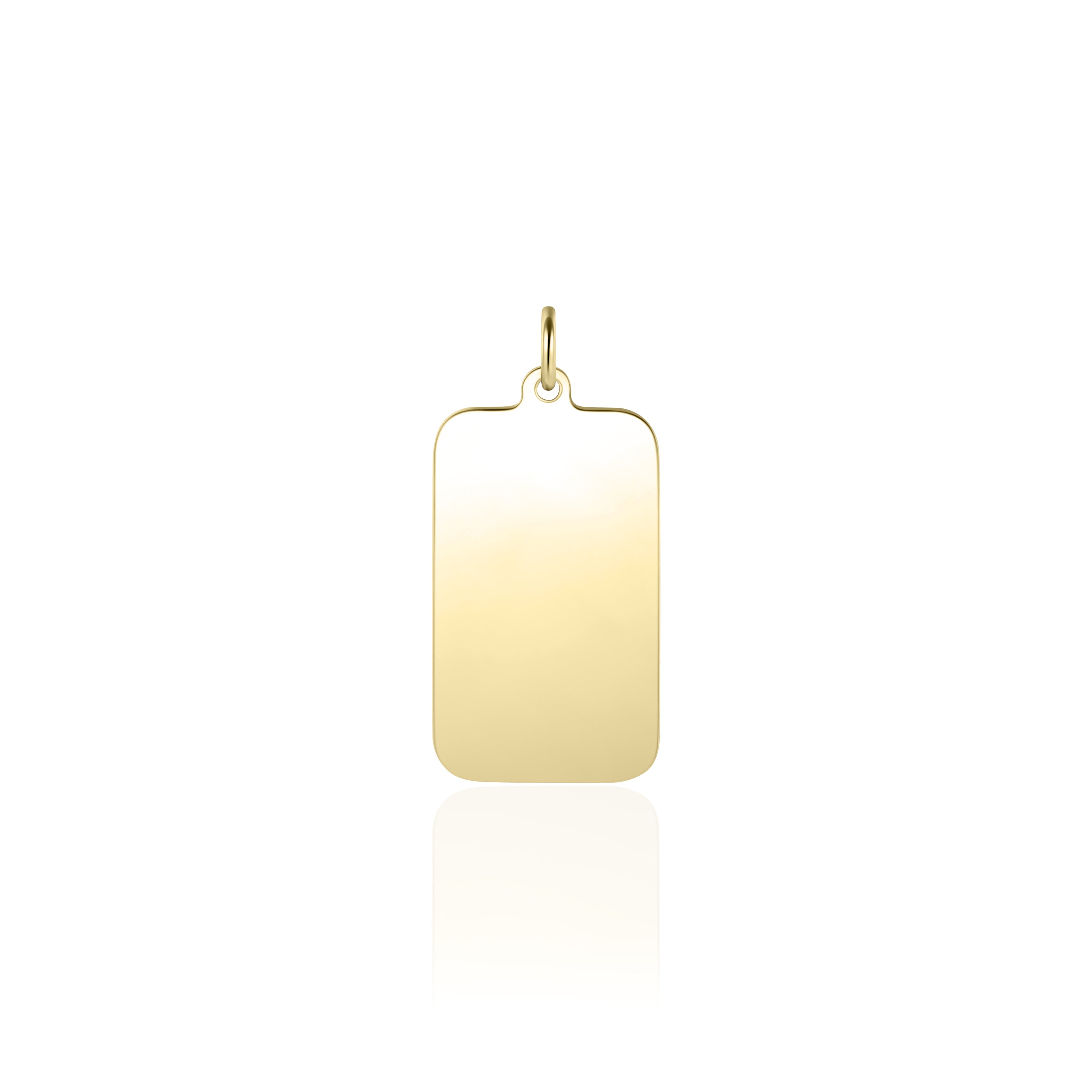 Engravable Rectangular Pendant