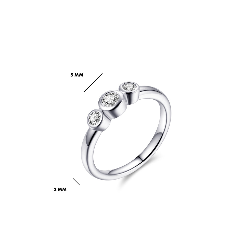 Triple Bezel Ring Gisser Jewels-5