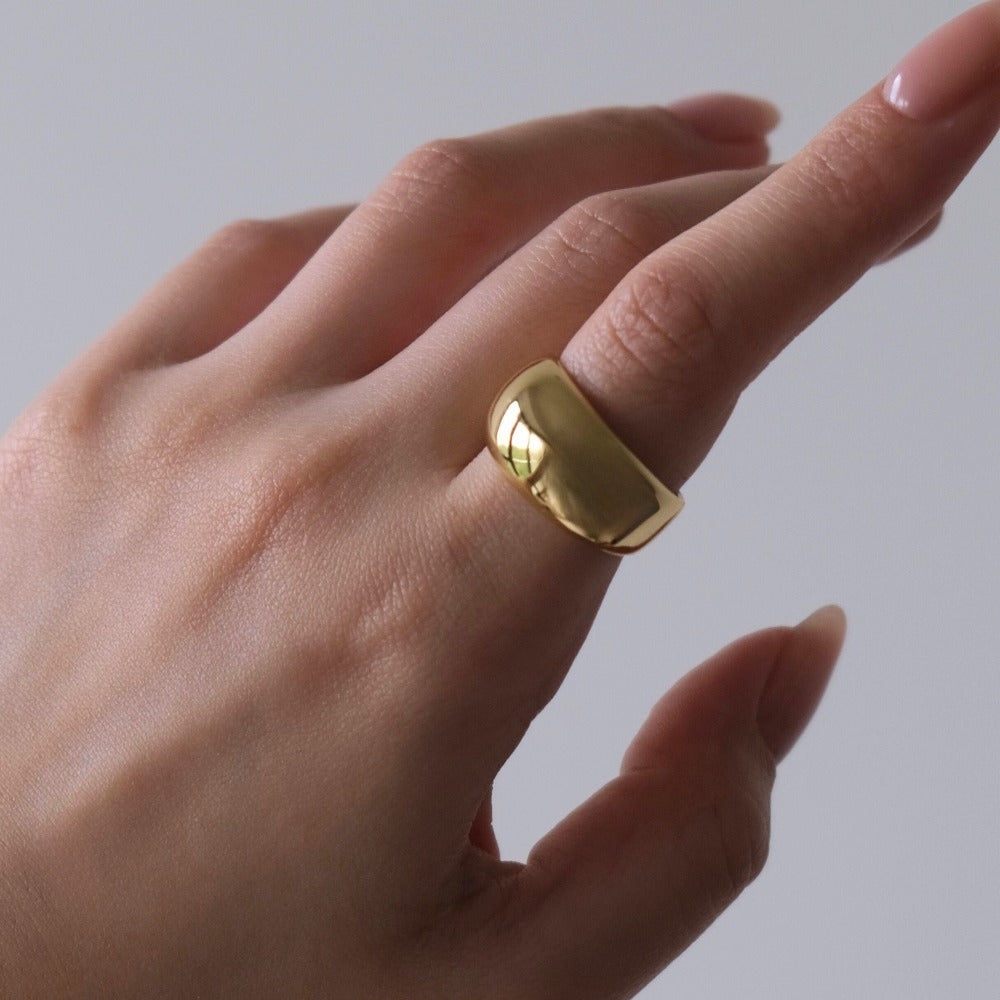 Take The Stage Ring | Silver Gold Plated | Gisser Jewels-6