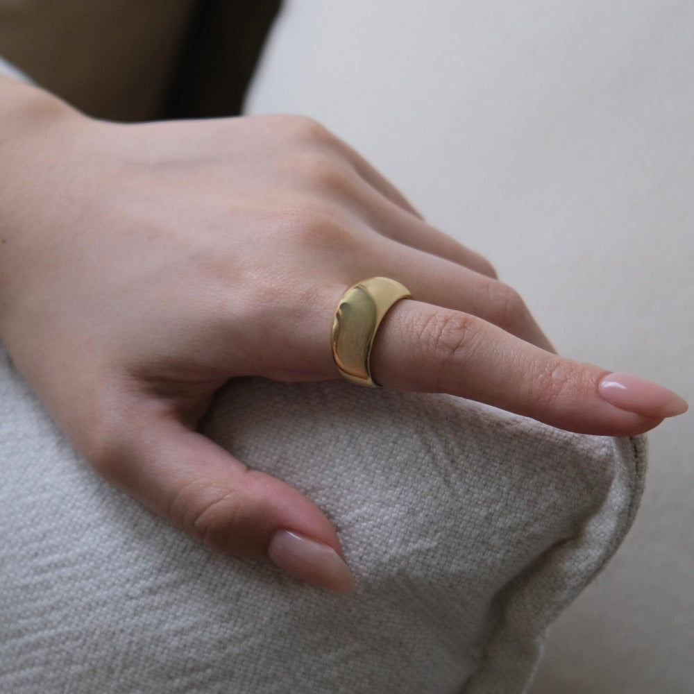 Take The Stage Ring | Silver Gold Plated | Gisser Jewels-7