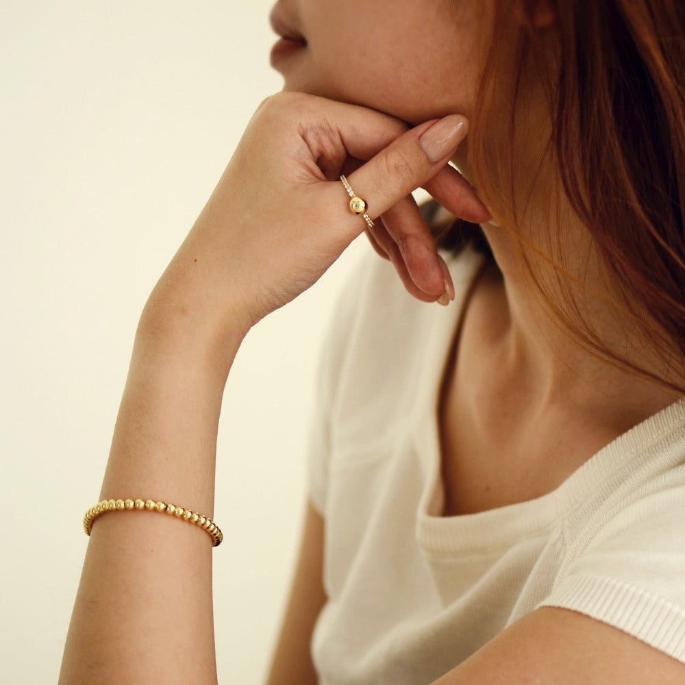 Beaded Jewels 18k gold plated silver Gisser Jewels-3