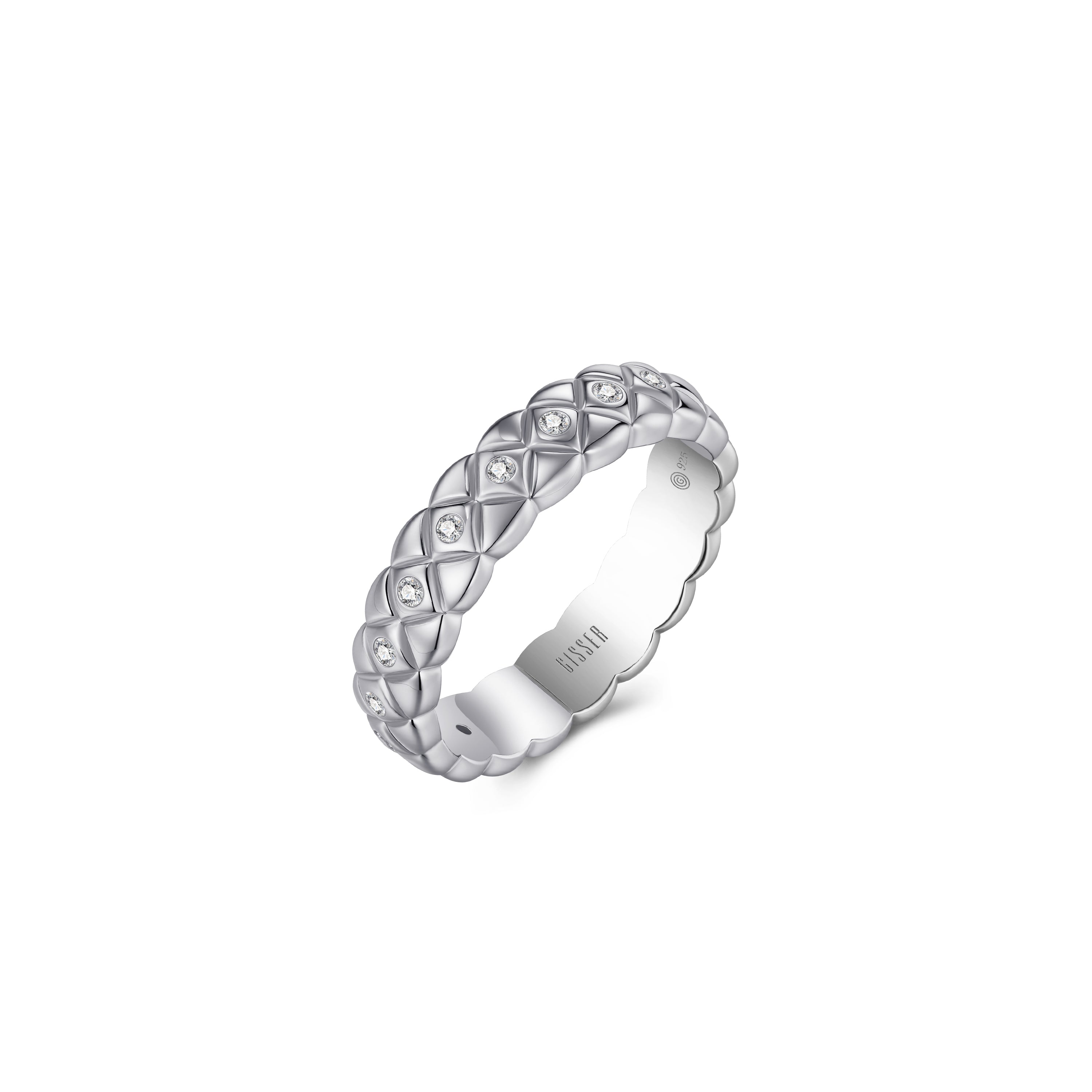 Sleek Quilted Ring