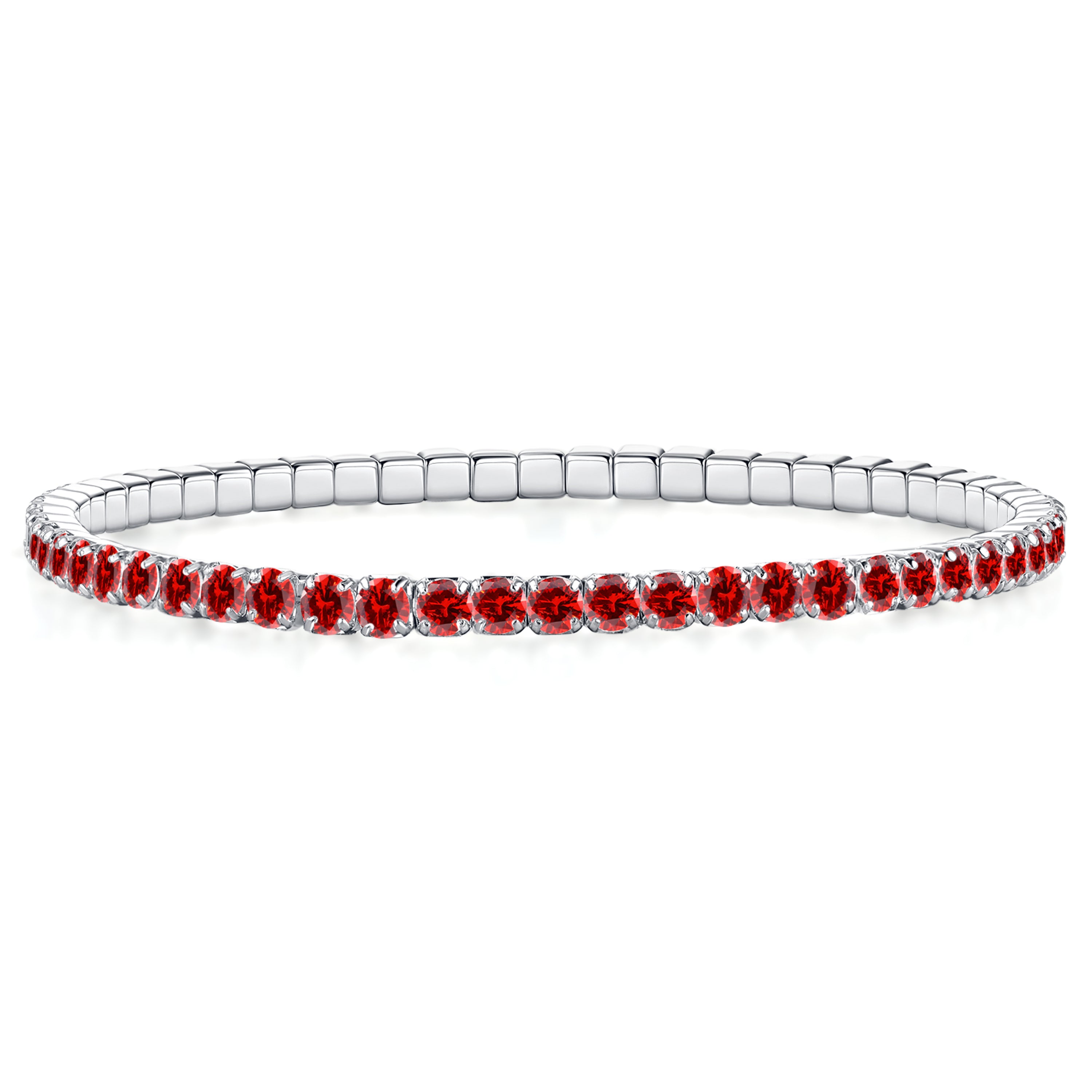 Colorful Tennis Bracelet Orange