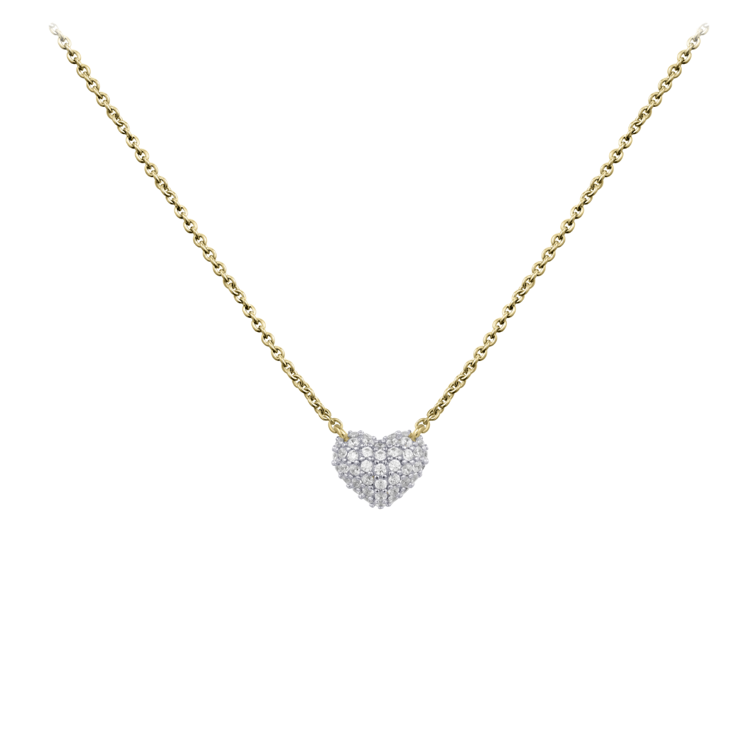 Mini Sparkling Heart Necklace