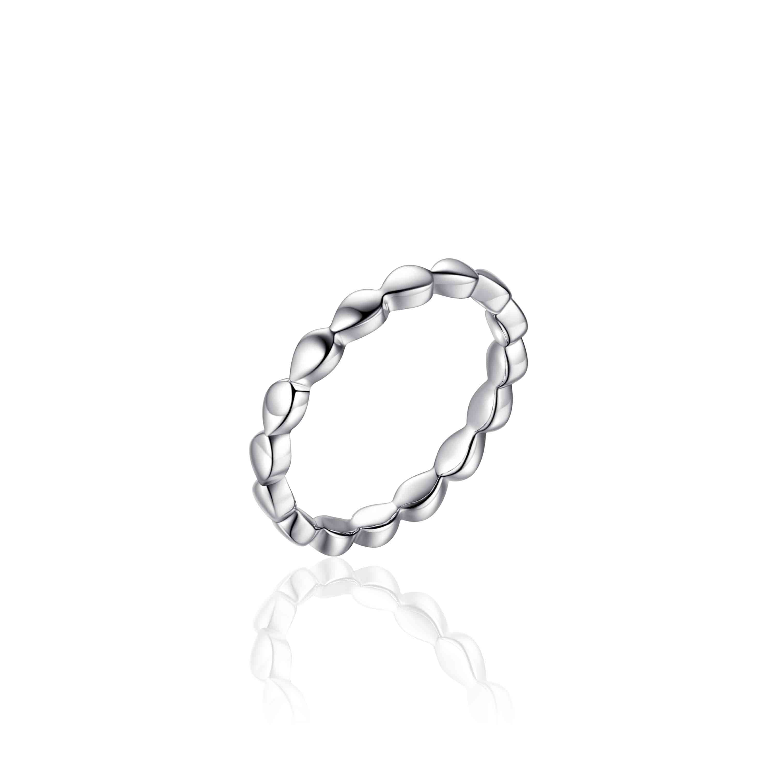 Stackable Silver Drop Ring Gisser Jewels