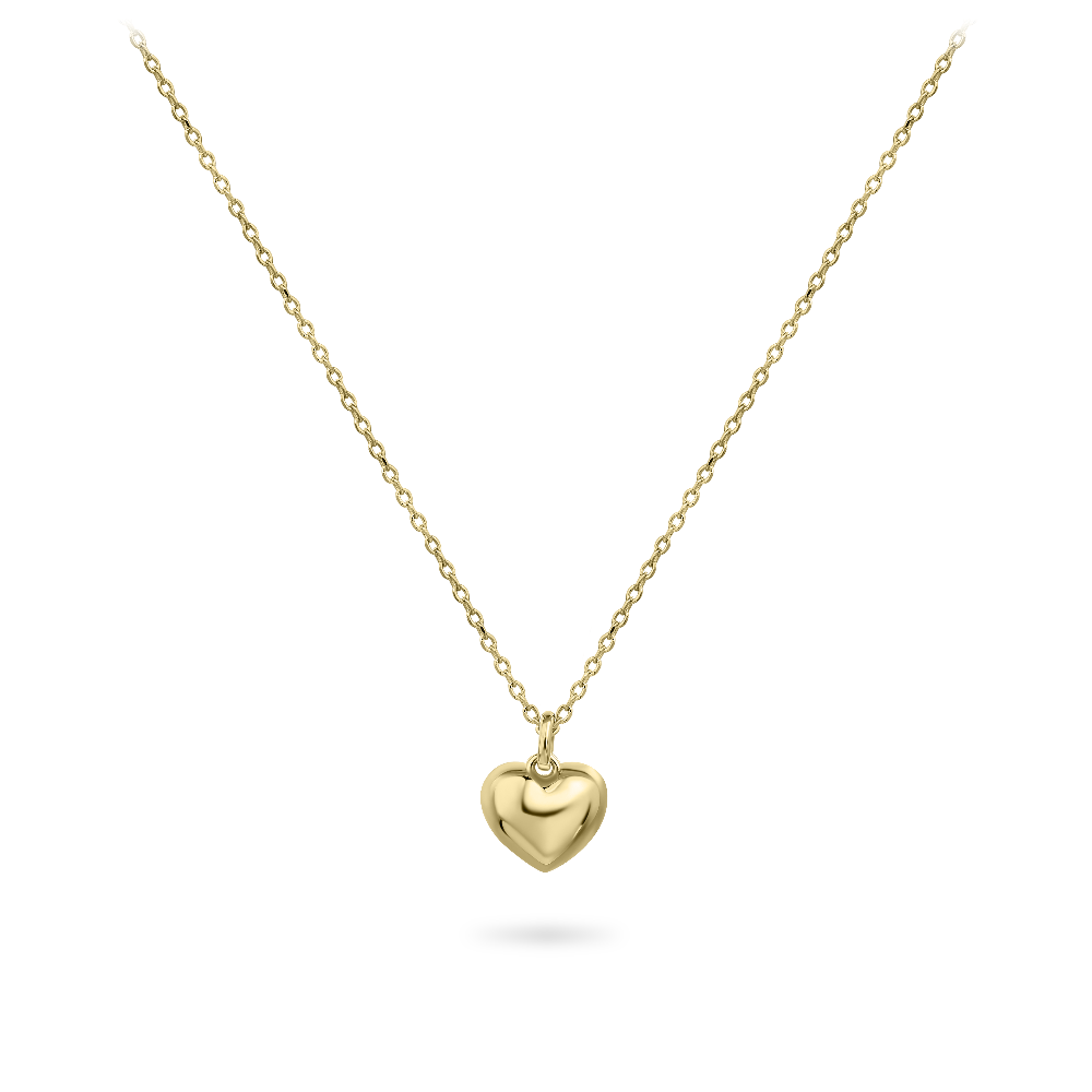 Gisser Jewels 14k Gold Plated Heart of Gold Necklace