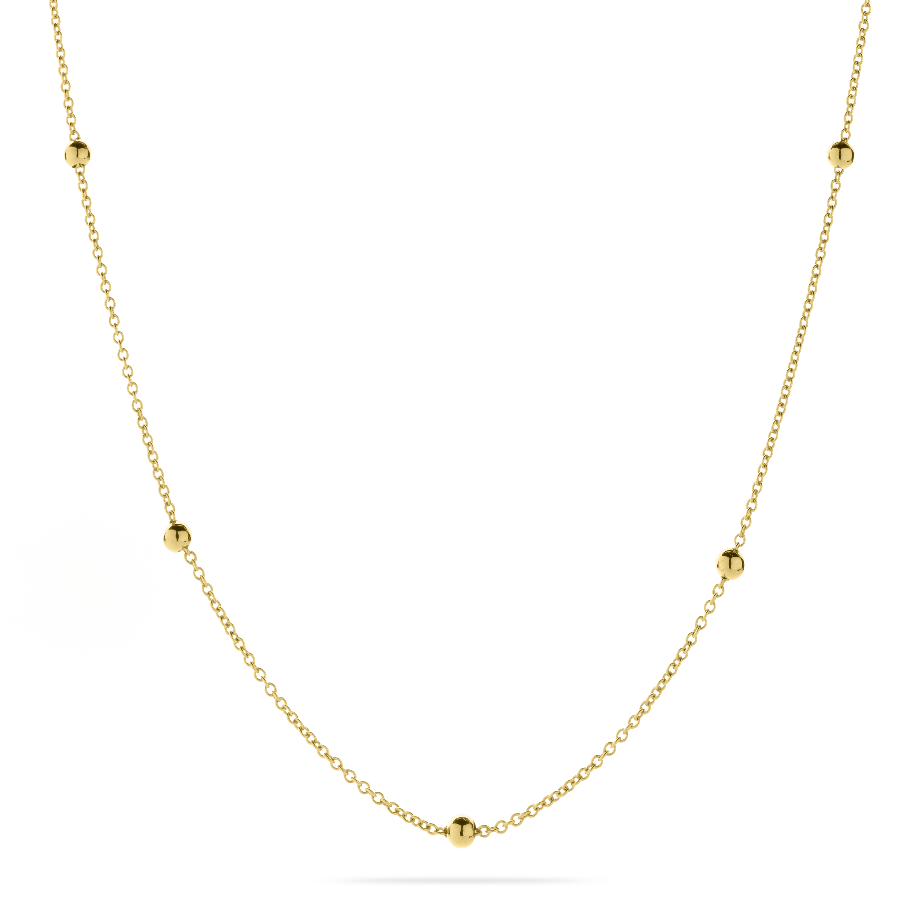 Gisser Jewels Gold Necklace with Beads
