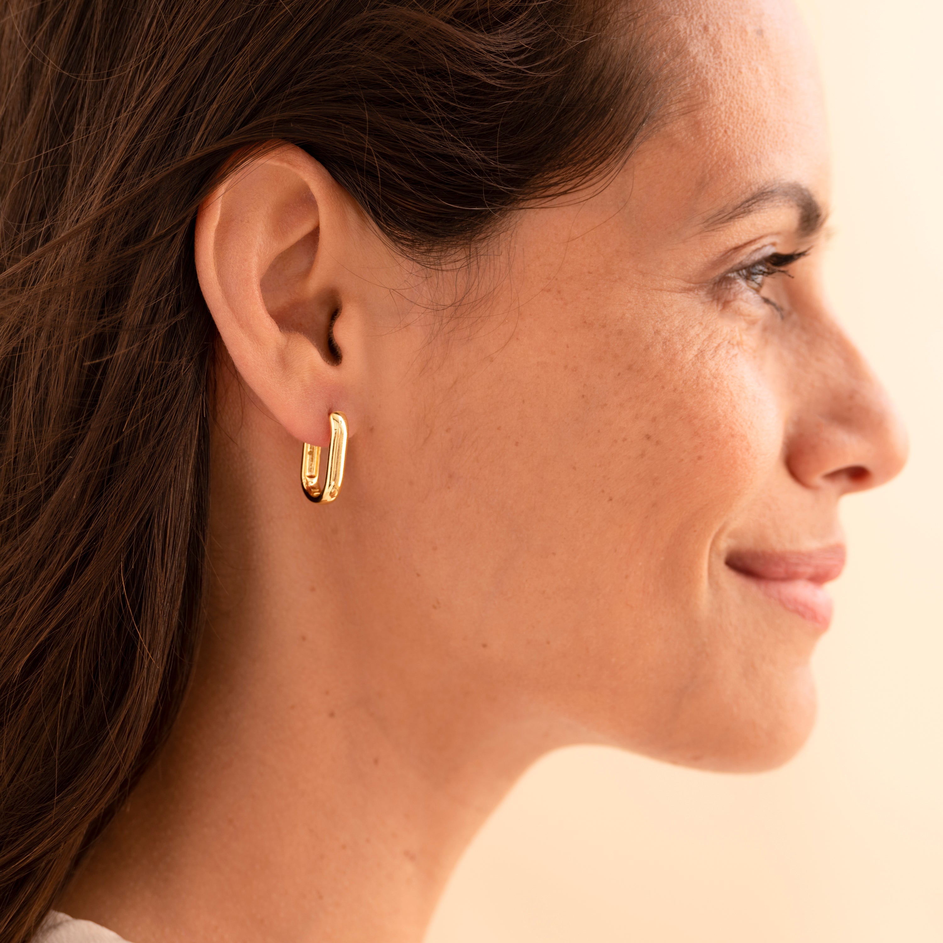 Long hoop earrings on sale