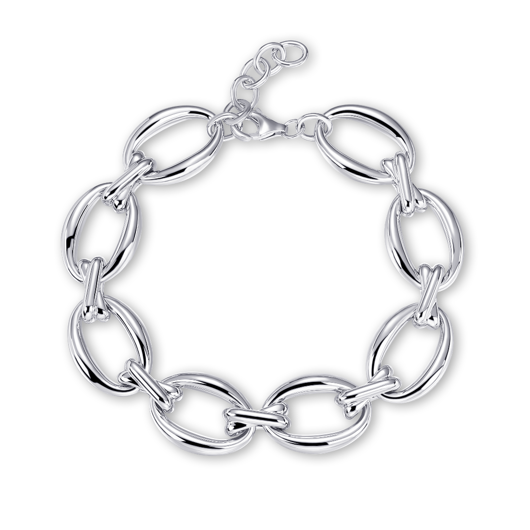 Gisser Jewels Chain Bracelet Silver