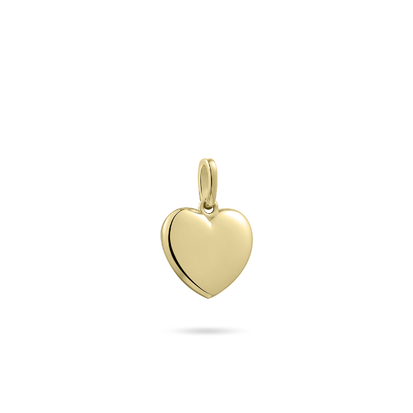 Gisser Jewels Heart Pendant Gold Plated Silver