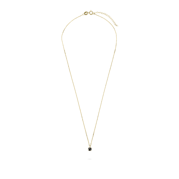 Gisser Jewels Gold Necklace with Zirconia Stone