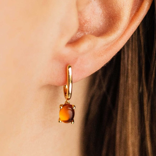 Dashing Details Charm Hoop Earrings Gisser Jewels