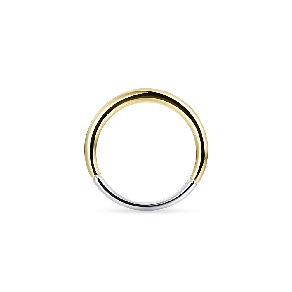 Shiny Stack Ring | Silver Gold Plated | Gisser Jewels    