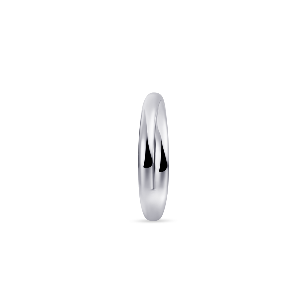 Gisser Jewels Silver Rhodium Plated Crossover Ring