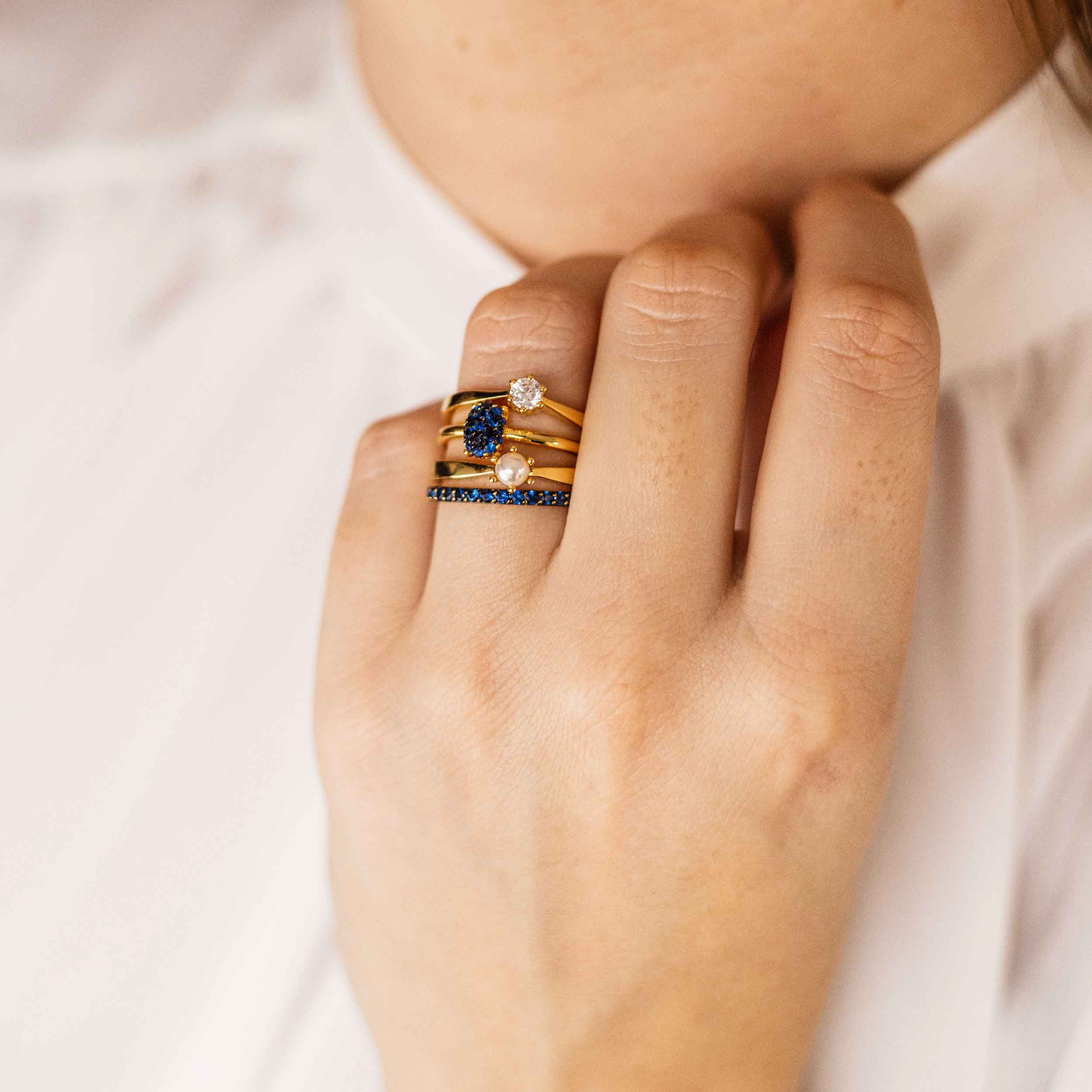 Gisser Jewels Silver Gold Plated It's a Classic Ring