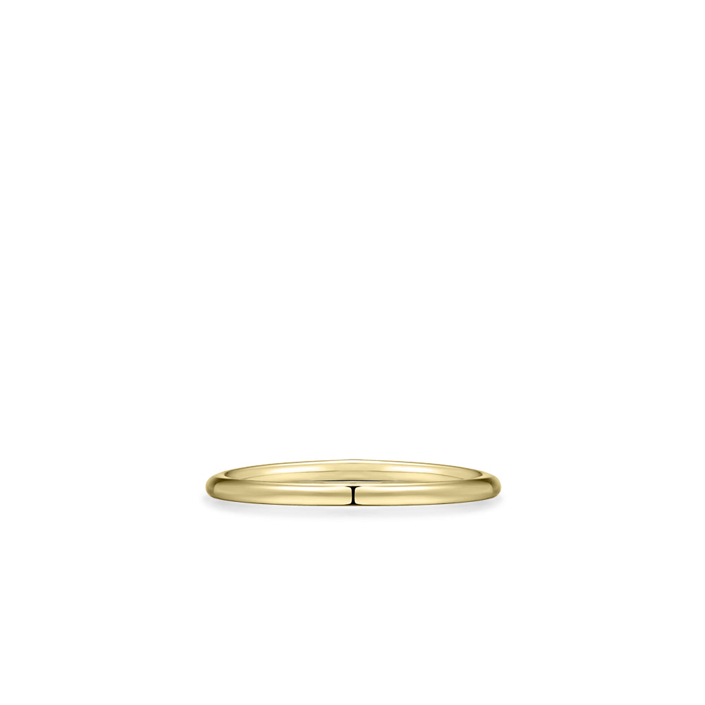 Gisser Jewels 14k Gold Plated Polished Stackable Ring