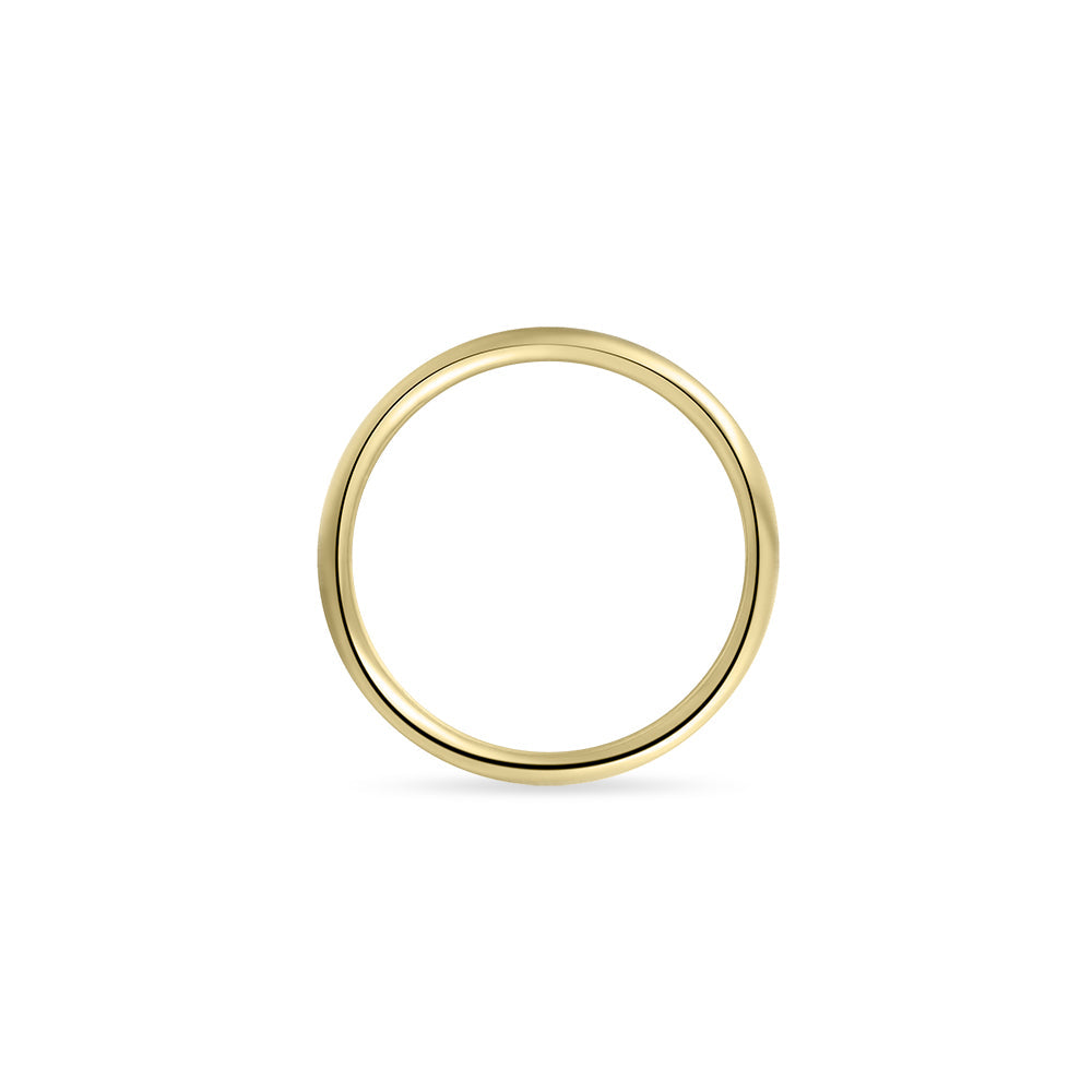 Gisser Jewels 14k Gold Plated Polished Stackable Ring
