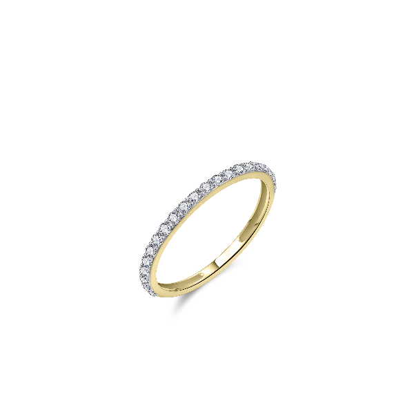 Gisser Jewels 14k Gold Plated Pave is Brilliant Ring
