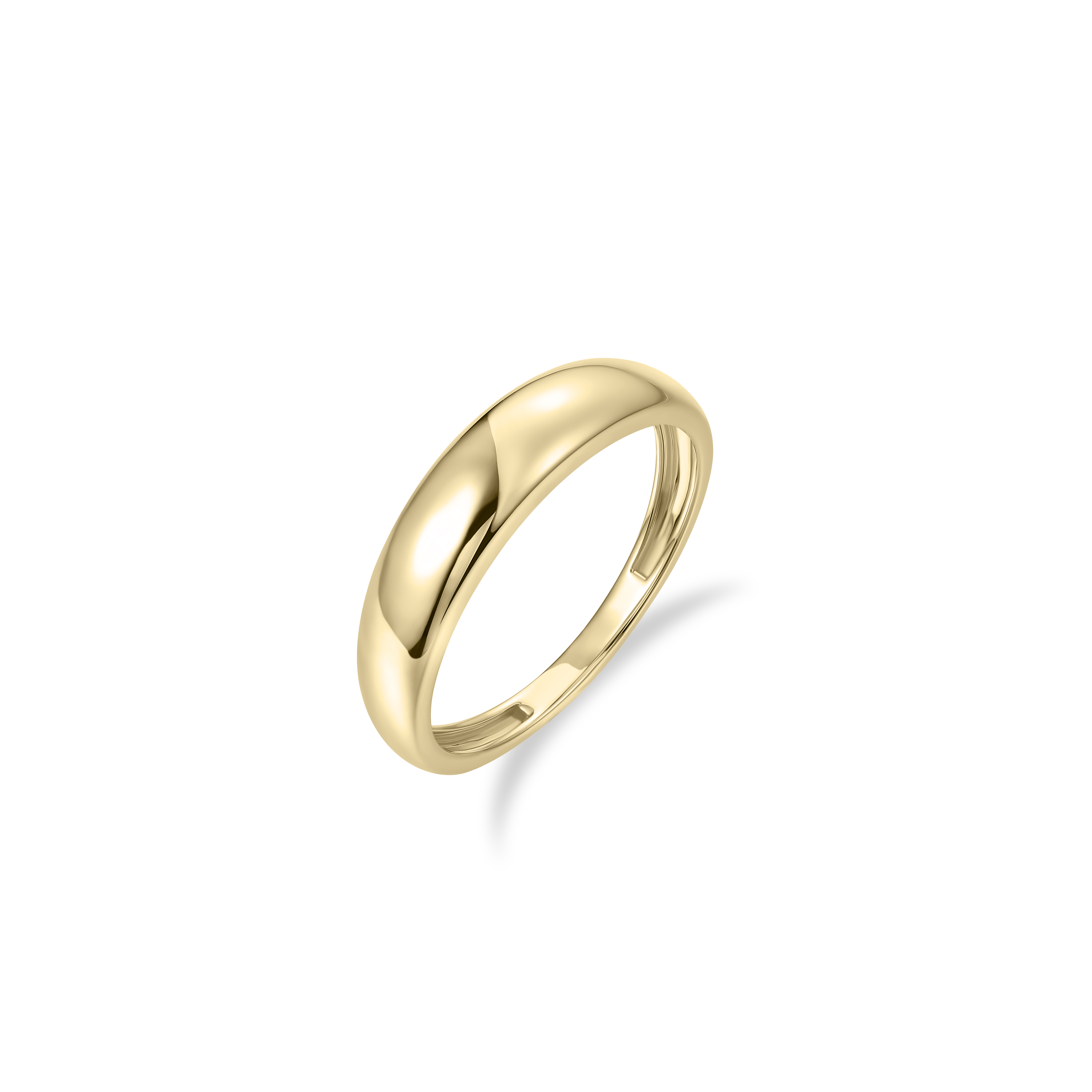 Gisser Jewels 14k Gold Plated Dome Ring